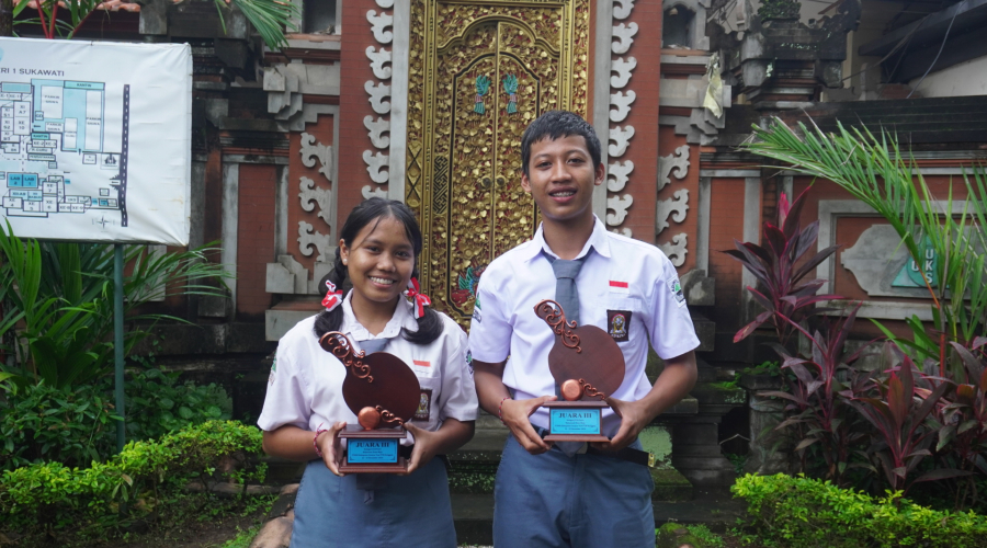 Rintangan Tak Hentikan Anggun dan Bayu  Gaet Juara 3 Tenis Meja 