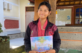 Menambah Pengalaman, Ayu Dwitya Gaet Juara 3 Compound Bow Putri