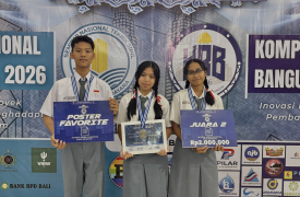 Inovasi Berbuah Prestasi, Tiga Siswi SMAN 1 Sukawati Raih Juara Nasional