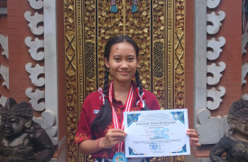 Oktaviani Devi Sukses Gaet Dua Prestasi Olimpiade Fisika Nasional